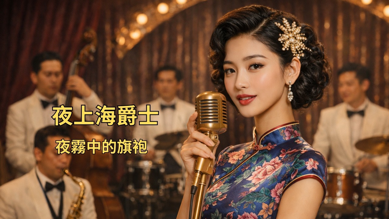 夜上海 Jazz｜夜霧中的旗袍｜1940s–1950s Old Shanghai Jazz｜Vintage Chinese Jazz