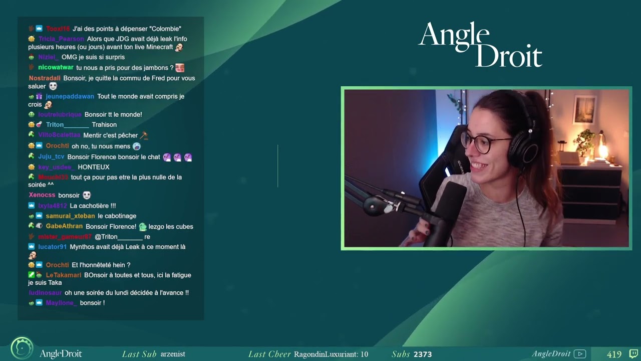 [24/10/2022] AngleDroit - Soir&eacute;e du Lundi : Minecraft #1