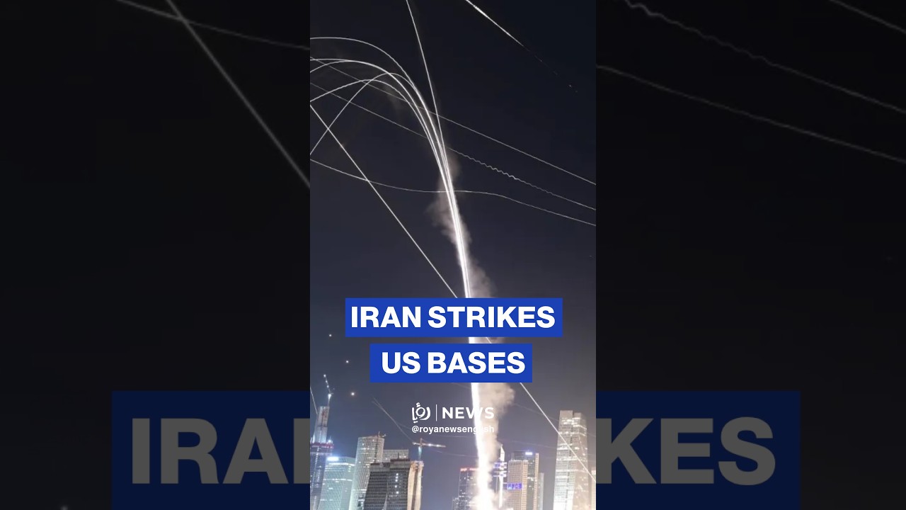 Iranian media footage of drone attack on US targets in region