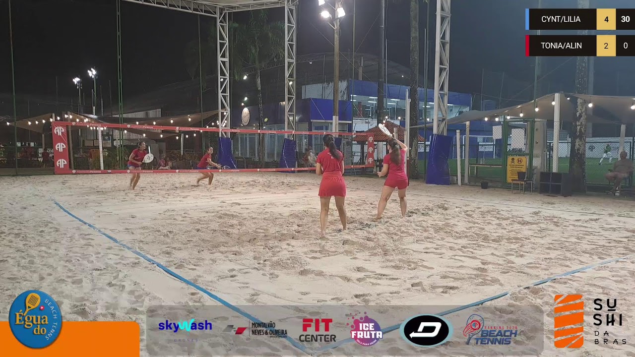 1° ETAPA RANKING BEACH TENIS 🅰️ 🅿️ GRUPO FEM B 
CYNT/LILIA VS TONIA/ALIN