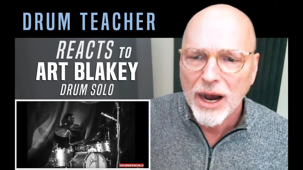 Drum Teacher Reacts to Art Blakey - Drum Solo