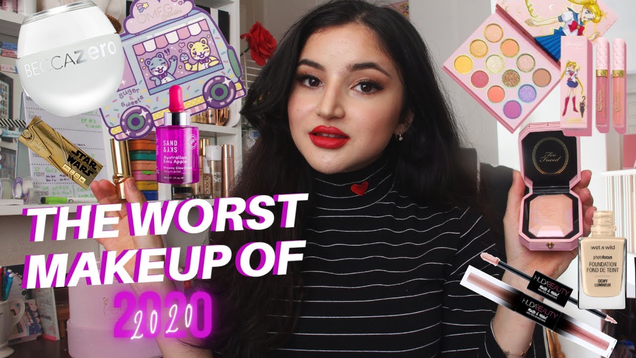 The Worst Makeup of 2020 ✰ beauty i tried that did not spark joy 😔  + my holiday 2020 giveaway!