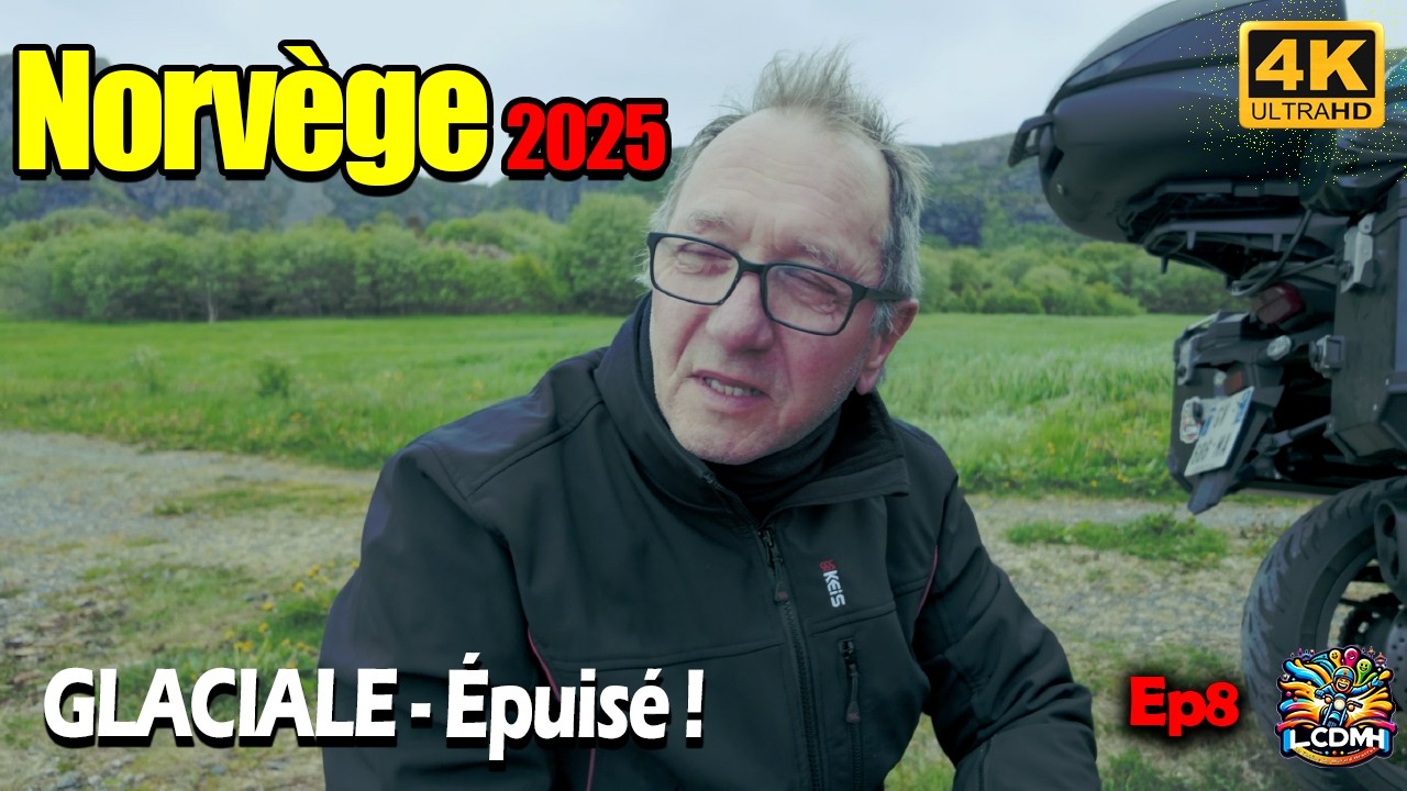 350 km dans le FROID NORVÉGIEN : Le Vent du Groenland m'a Brisé.EP8. Road trip moto CapNord Nordkapp