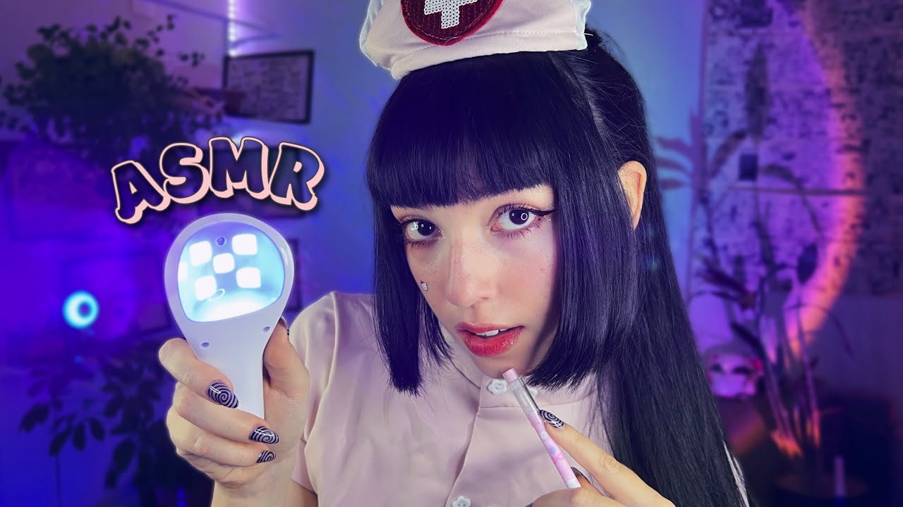 ASMR EXAME NERVOS CRANIANOS  🧠 TESTANDO SEUS SENTIDOS