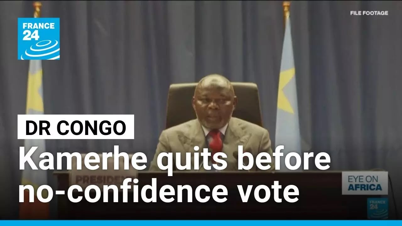 DRC's Kamerhe quits before no-confidence vote • FRANCE 24 English