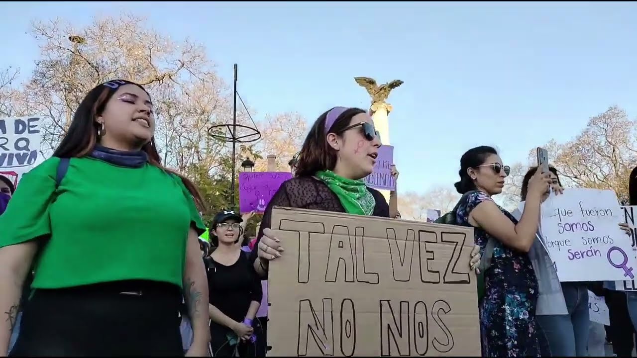 Marcha del 8 de marzo 2023 en Aguascalientes