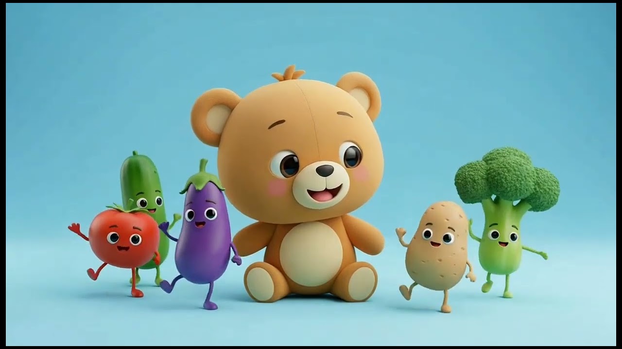 Legumele - cântec cu ursulețul Beniloo 🐻#educativ #legume #cantececopii 