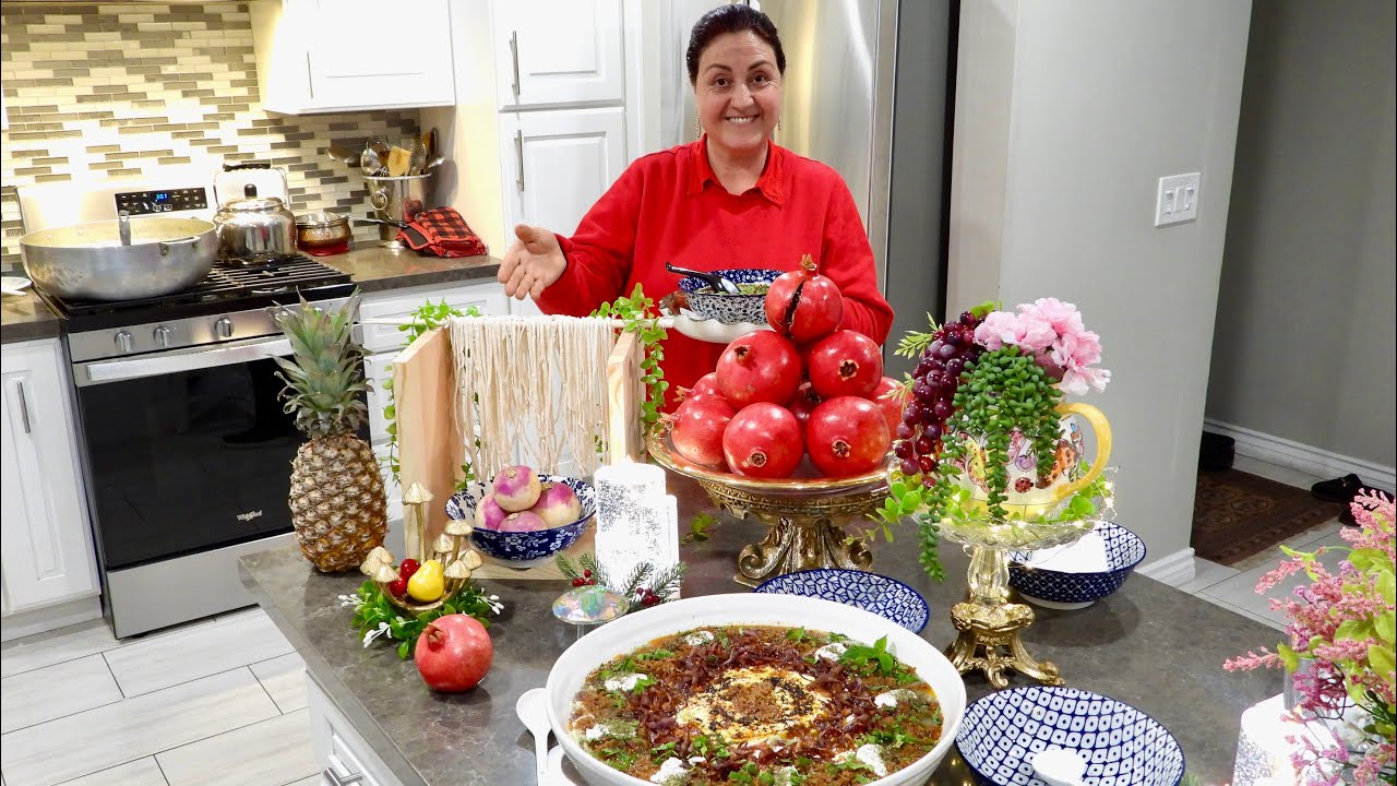 Homemade Afghani Aush Noodles - آش خمیری