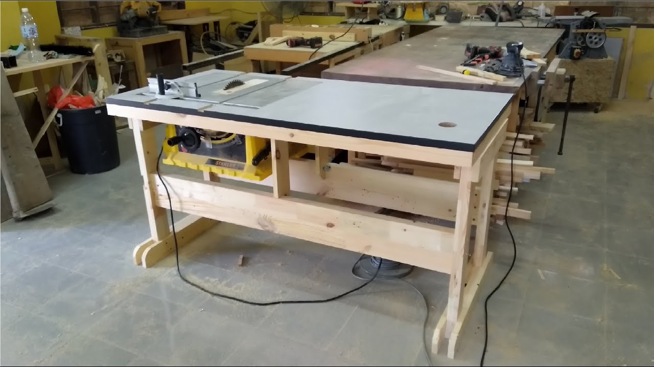 How To Improve Cheap Table Saw - Part 2 Making The leg