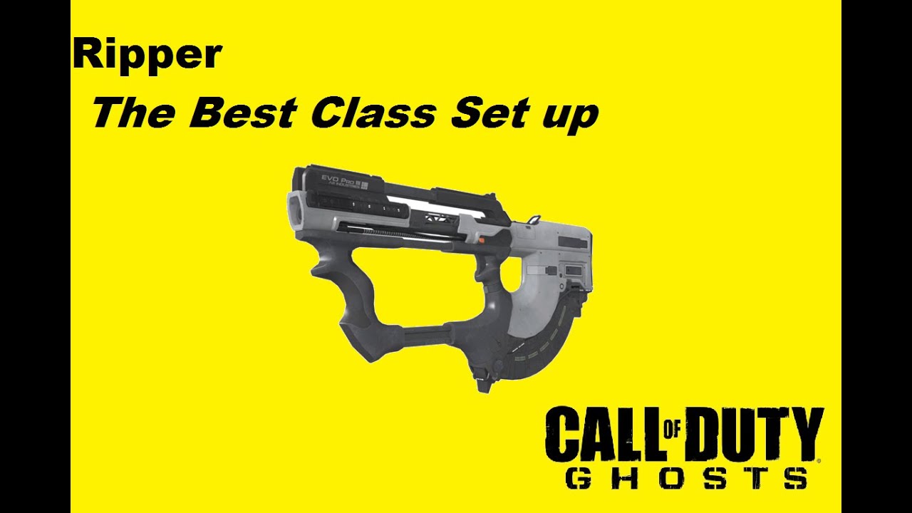 Call Of Duty Ghosts - RIPPER Best Class Setup - Ripper DLC Weapon -
