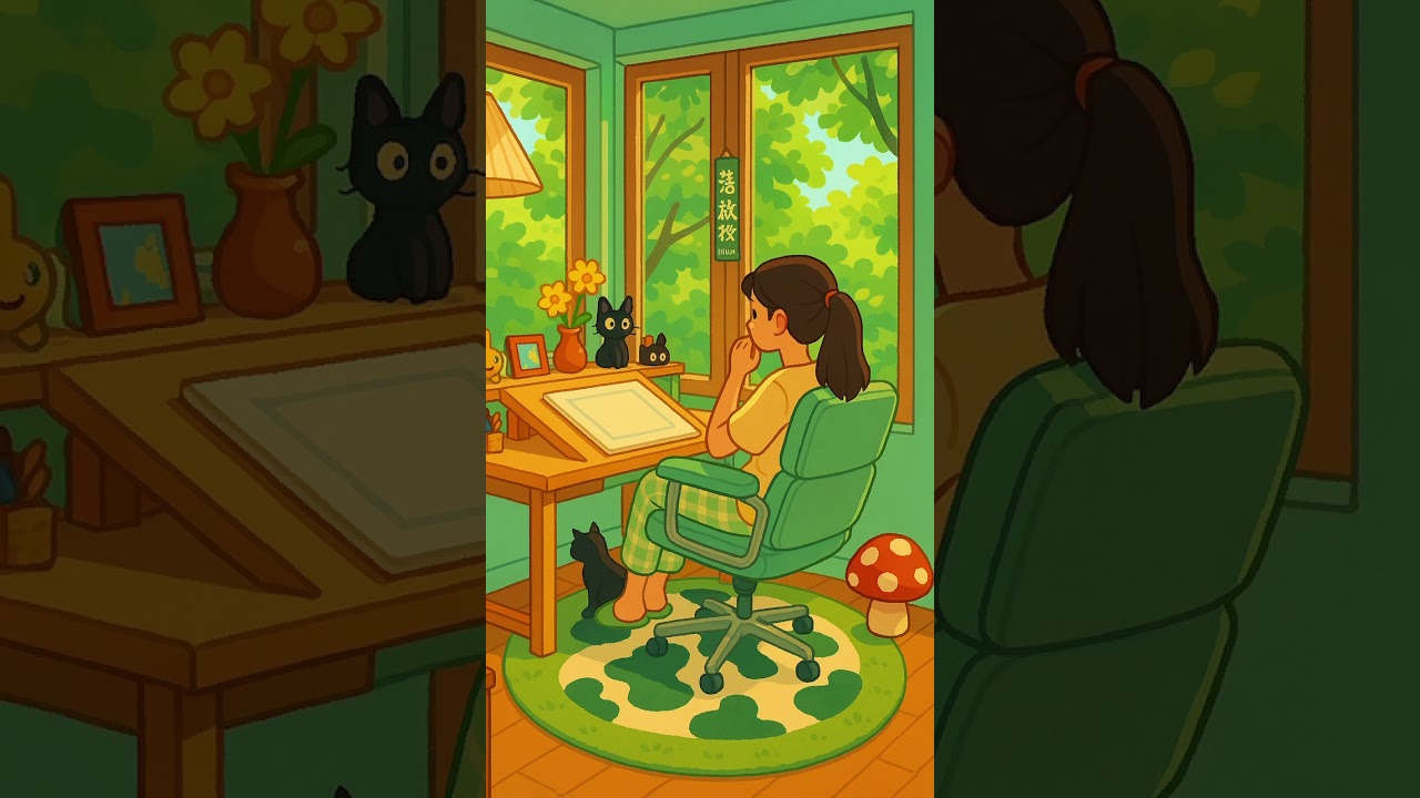 ˗ˏˋ ꒰ 🌤️ Morning Wind v 2 &lrm;&lrm;─★ ˙ !! 🍒𑇓 #lofi #relaxingmusic #relaxingmusic #backgroundmusic