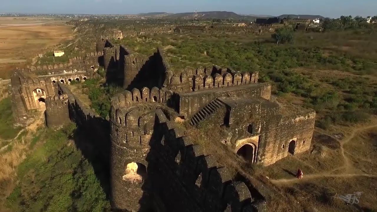 Aerial View of Rohtas Fort - Jhelum - Pakistan