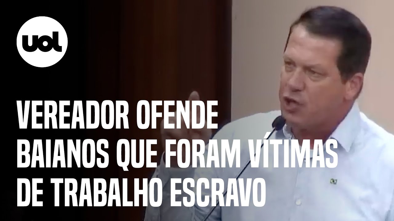 Vereador gaúcho ofende baianos que foram vítimas de trabalho escravo; veja vídeo