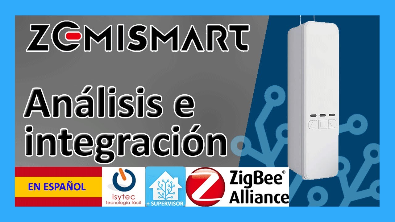 💙 Home assistant: controlador de persianas de tela Zigbee de Zemismart