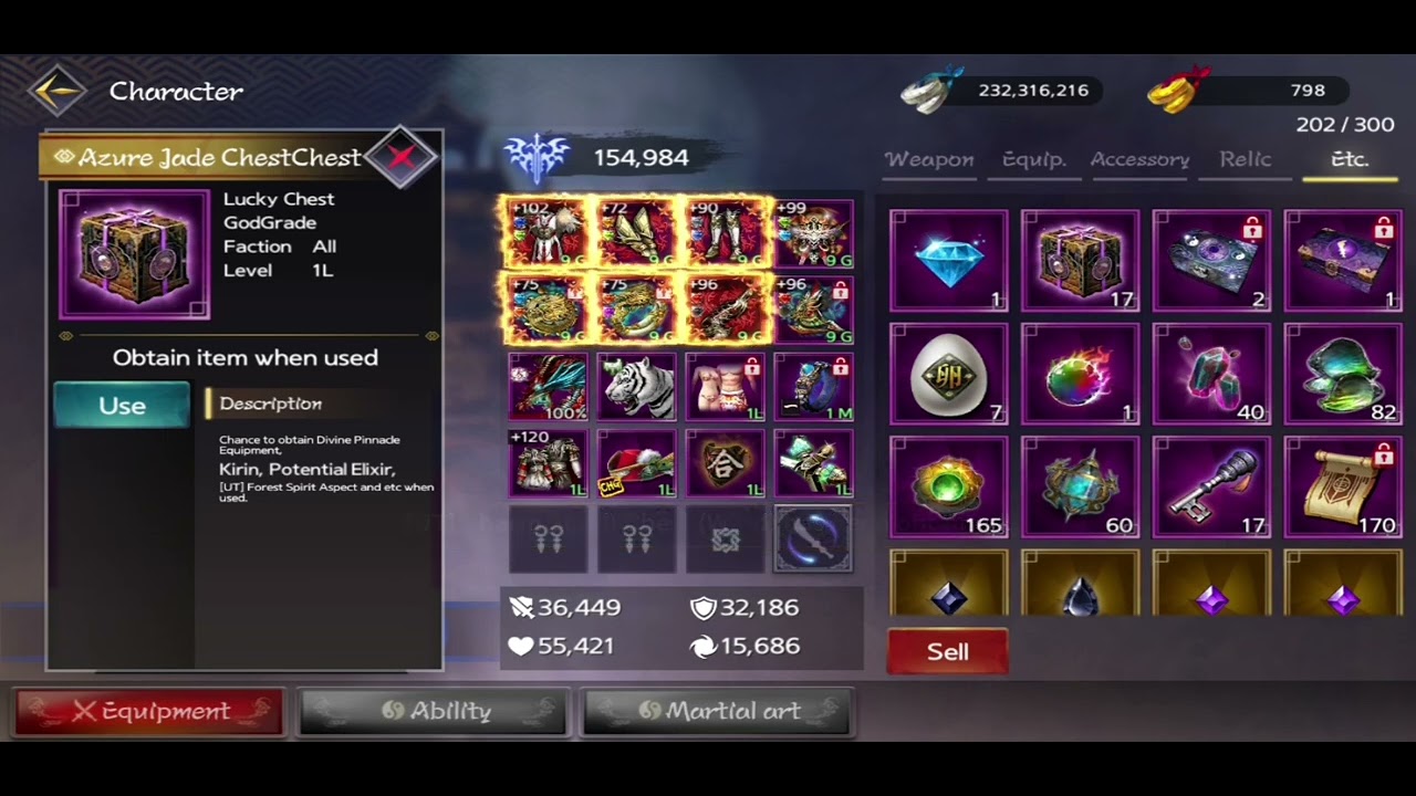 TwelveSkyM - Global Sever / Open Azure Jade Chest