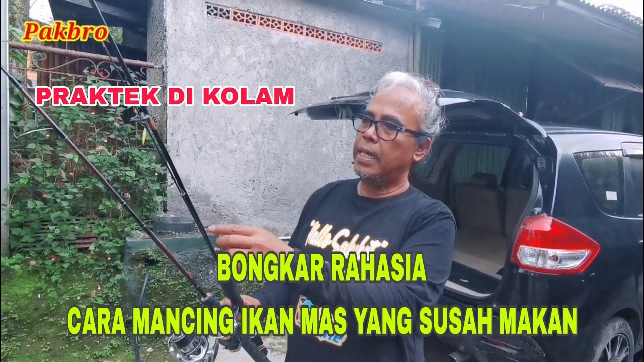 BONGKAR RAHASIA CARA MANCING IKAN MAS YANG SUSAH MAKAN / SAKIT/ JARUH UMPAN SADANE PUTASO