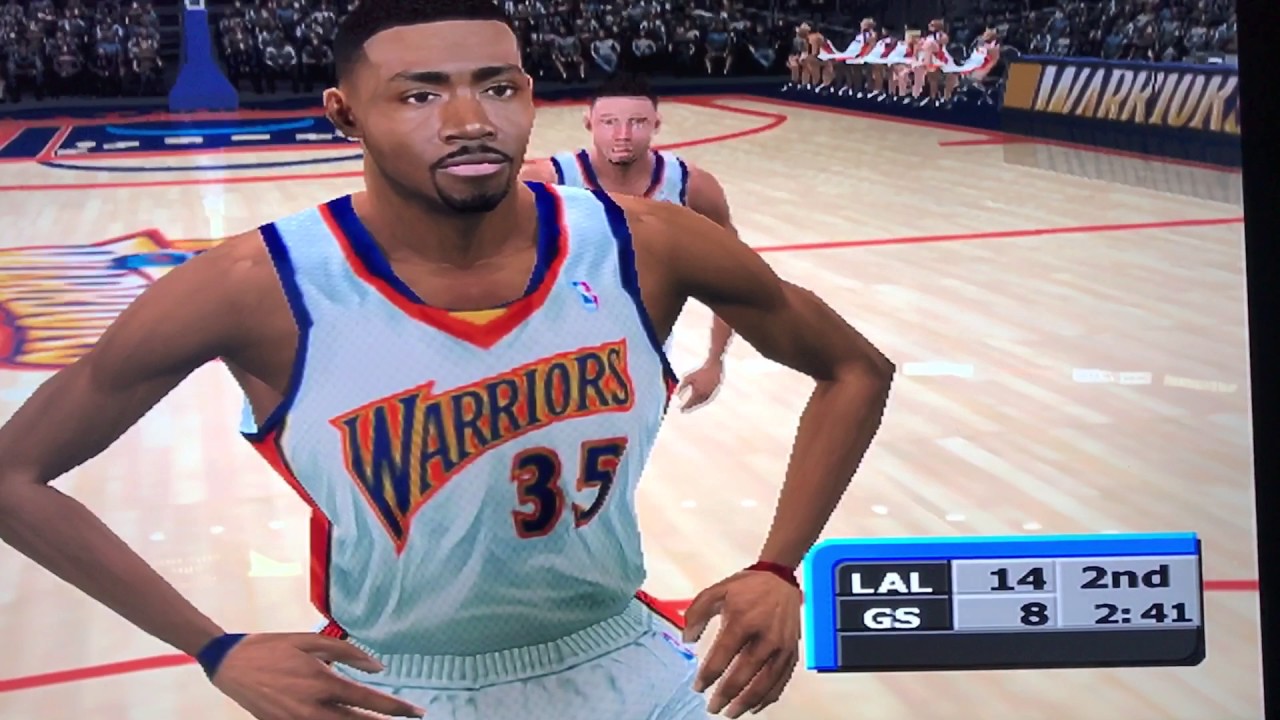 NBA STARTING 5 (PS2) -UPDATED ROSTER WARRIORS VS 00's Lakers