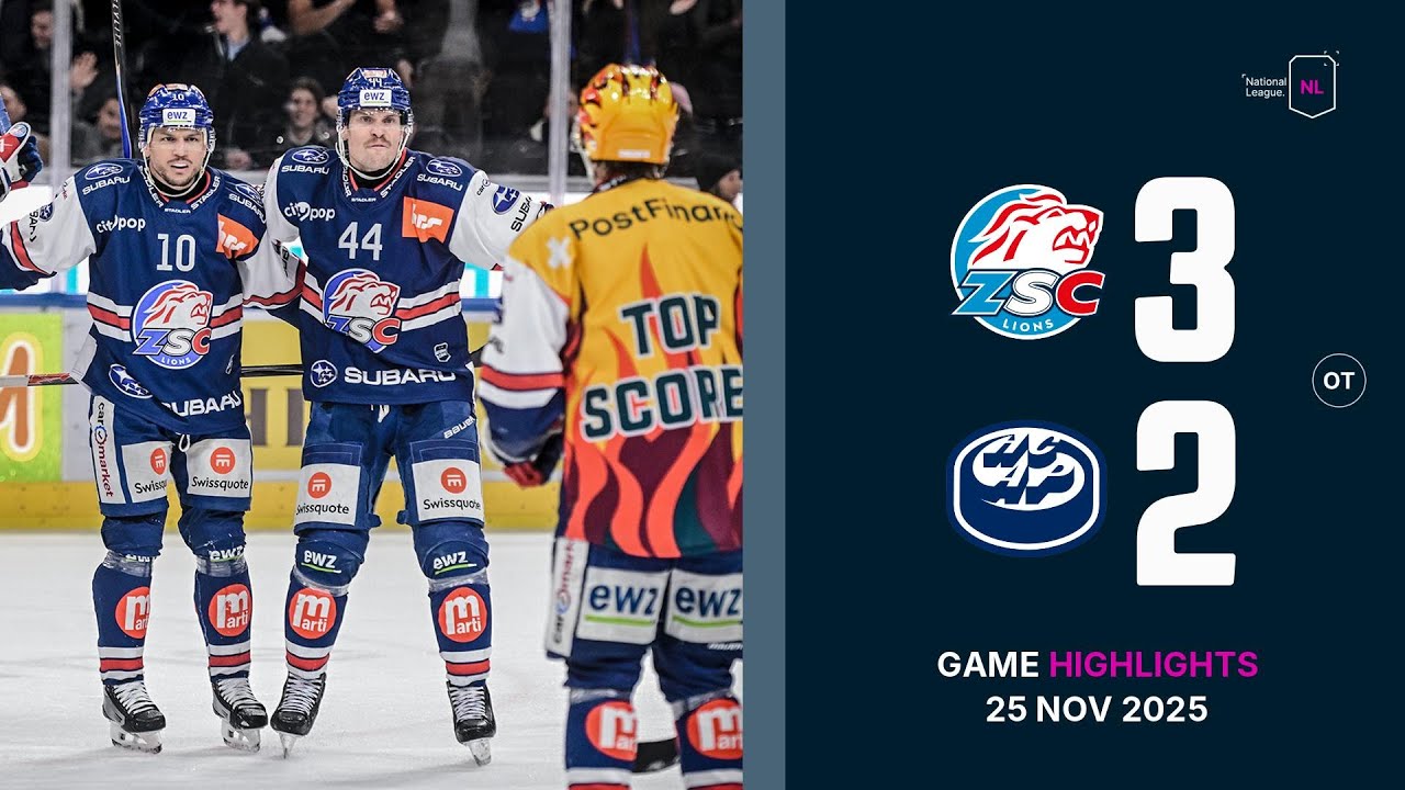 ZSC Lions vs. HC Ambri Piotta - Game Highlights