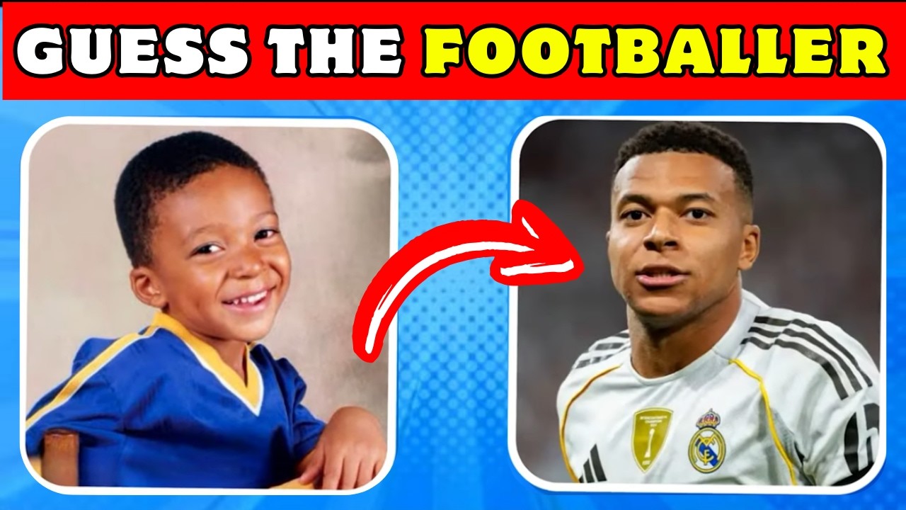 Guess the Player by Childhood Photo 🧒⚽ | Football Quiz