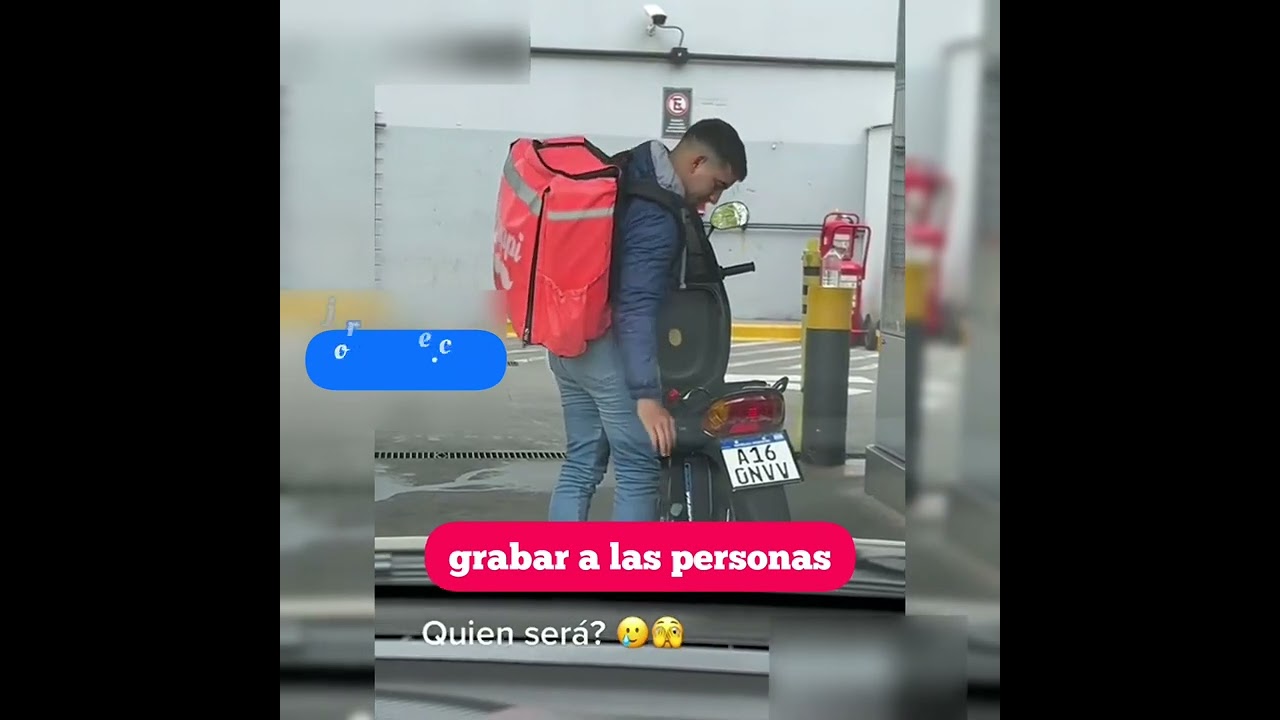 Graban ❌ a repartidor de Rappi. 😱 #entrega #moto #negocios  #rappi #dinero