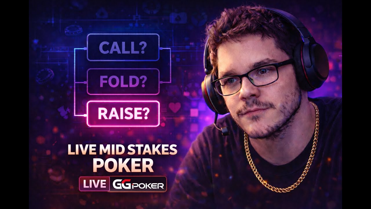 (VOD) Mid Stakes Poker Live | 50NL–500NL Cash Games on GGPoker (Ontario)