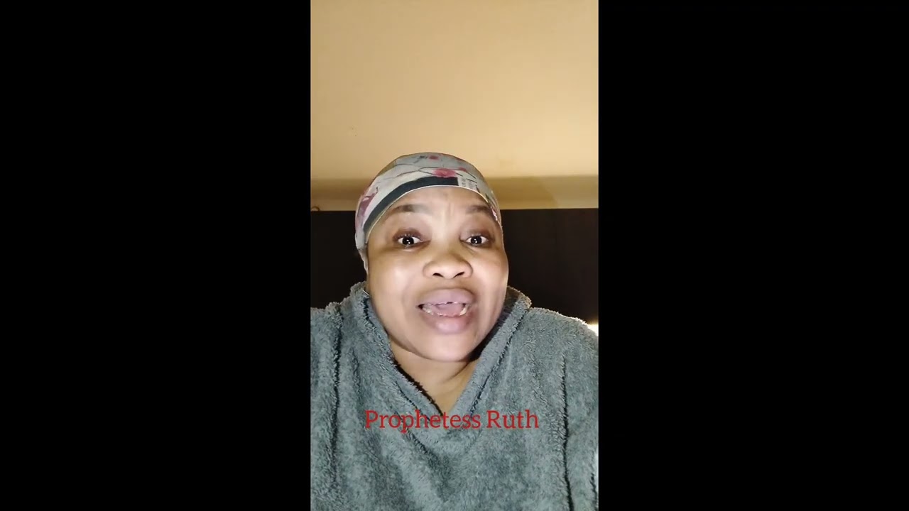 Agree in what you say,  so that there will be no divisions among you. // With Prophetess Ruth 