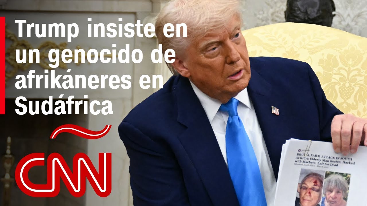 Trump increpa a presidente de Sudáfrica por “genocidio blanco”