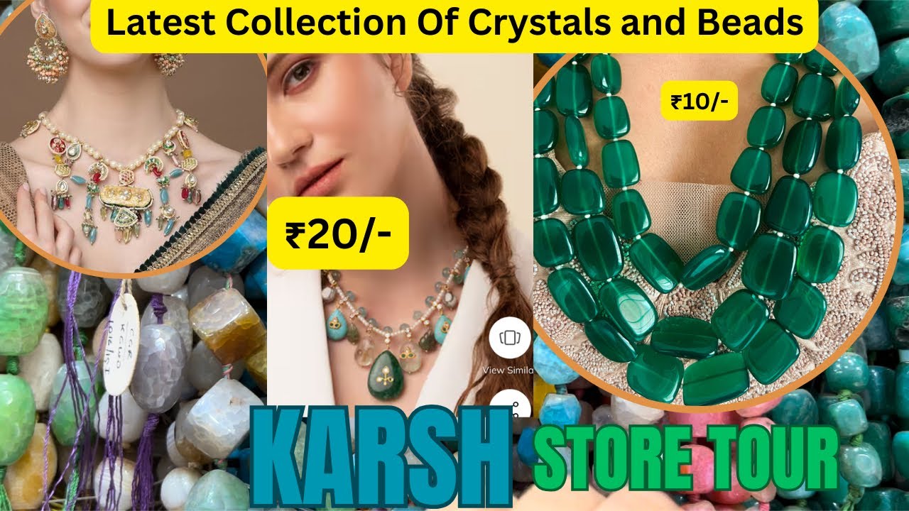 Glass Beads, Limitation Jewellery 💍& Garment Accessories, Kinari bazar Chandni Chowk💕