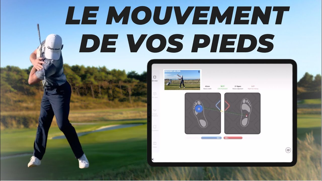 Bouger vos pieds pendant le swing - cours de golf