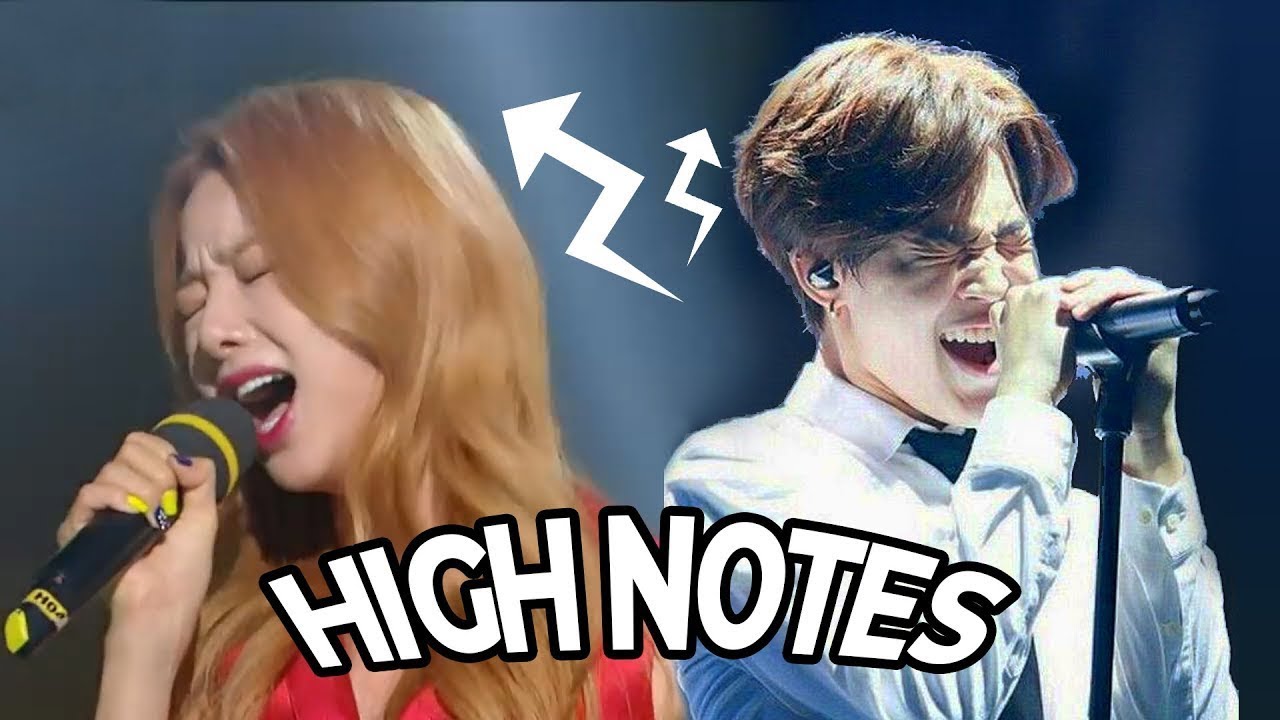 Đã tai với những nốt cao cực đẹp của Idol Kpop - Kpop Idols Best High Notes In Live Performance
