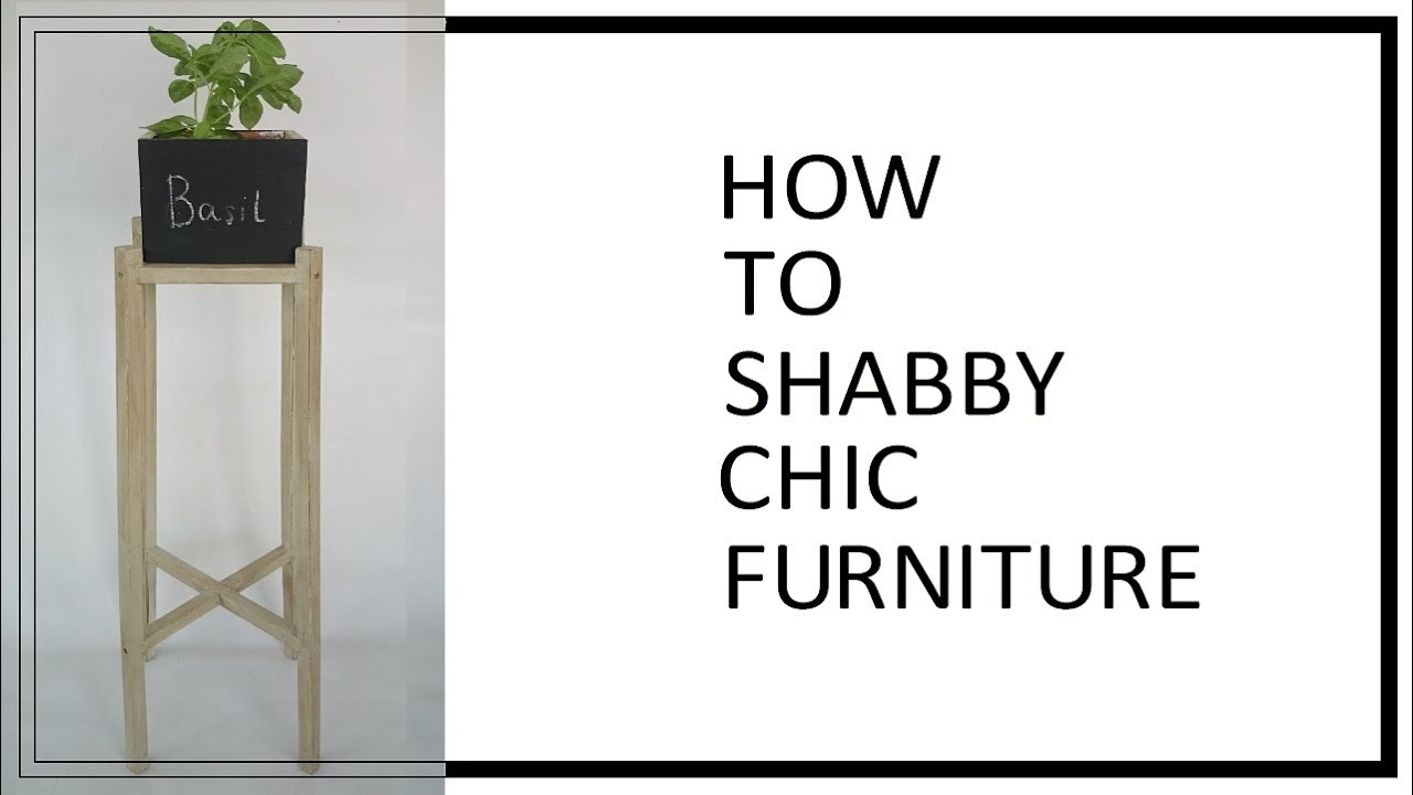 DIY Shabby Chic Furniture Annie Sloan Dark Wax with Full Tutorial