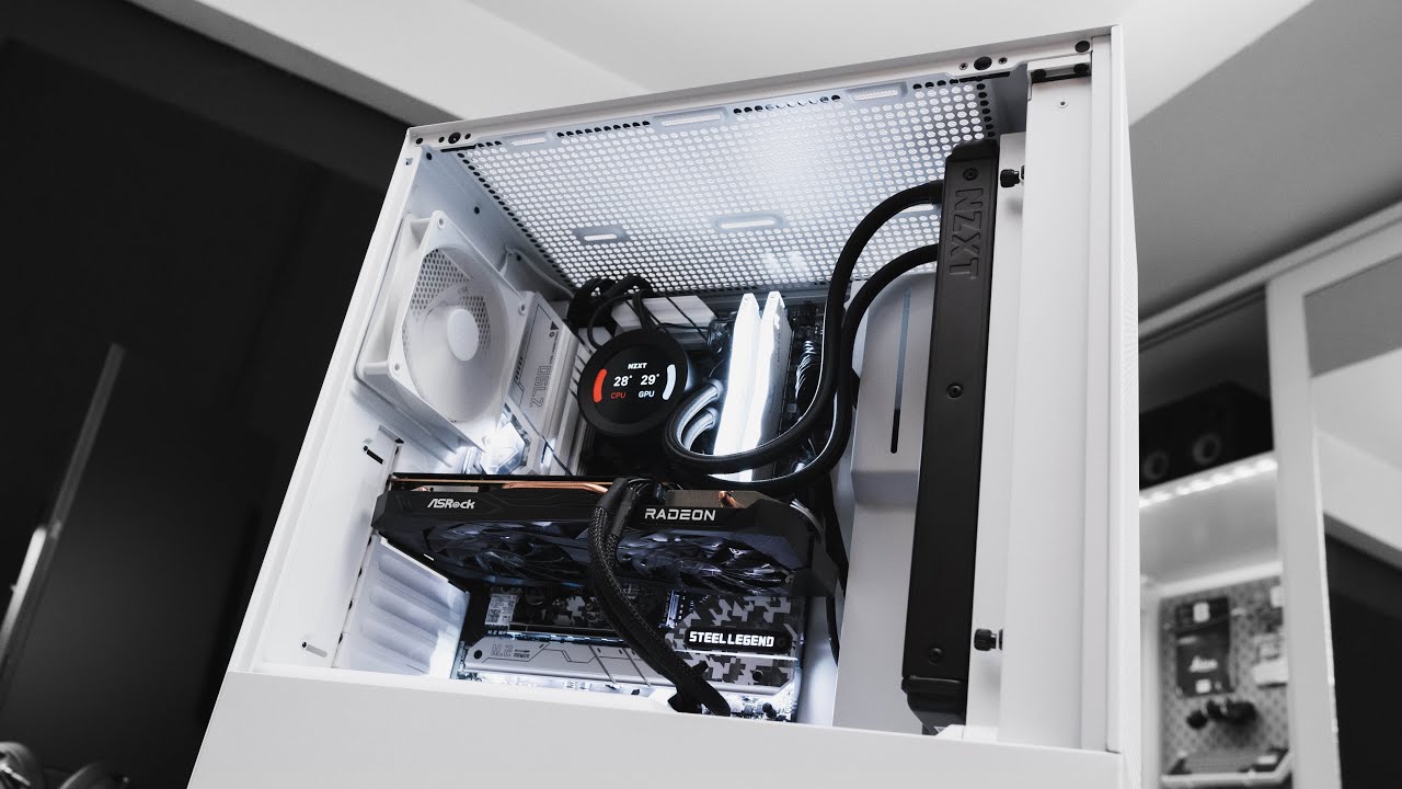 Rakit PC Putih Minimalis! NZXT H5 Flow!