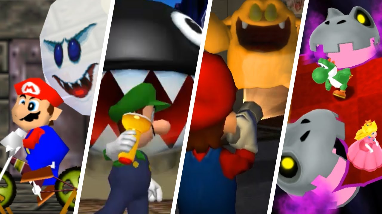 Evolution of Creepy Minigames in Mario Party (1998-2021)