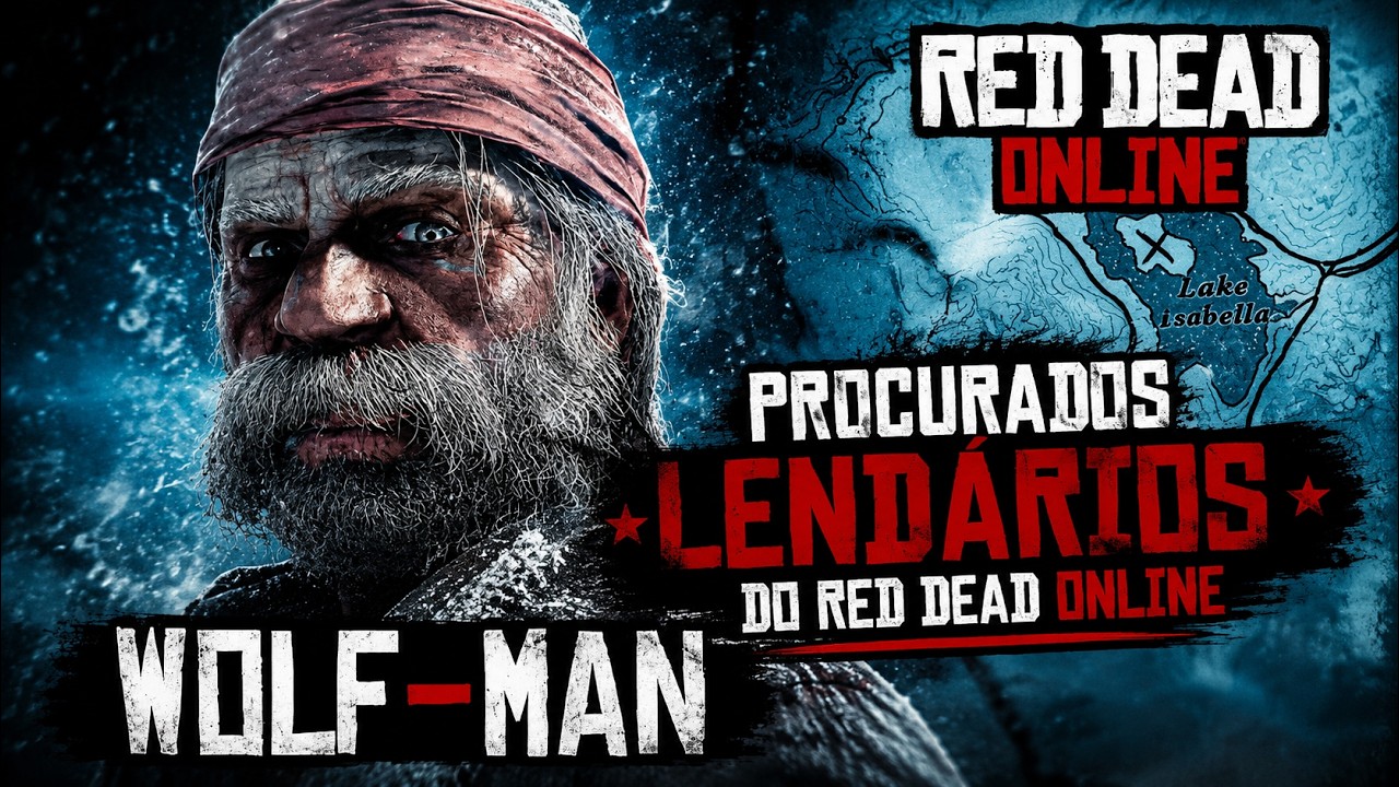 PROCURADO LENDÁRIO DO RED DEAD ONLINE - #5: Homem-lobo (Solo) ⭐⭐⭐⭐⭐ #reddeadredemption2 #rdr2 #rdo