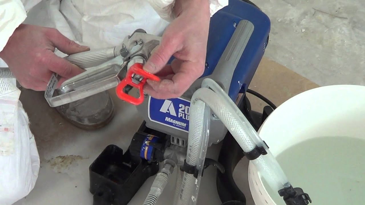 Mise en route pour l'utilisation d'un airless graco