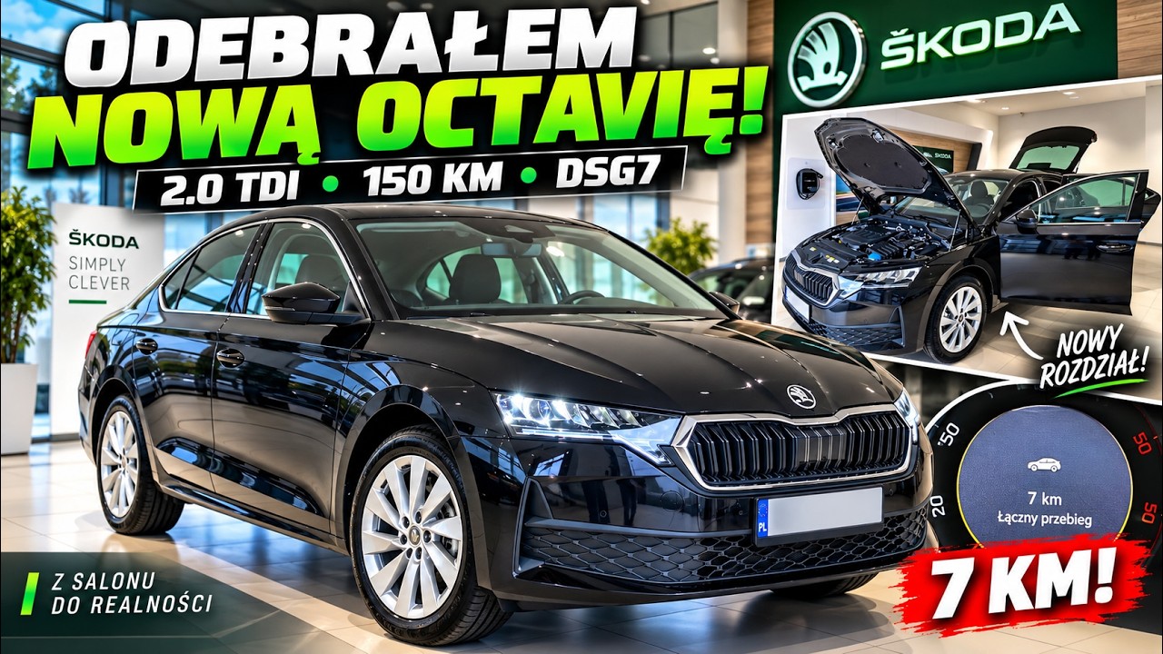 Nowa Skoda Octavia IV 2.0 TDI 150 KM DSG 7 &ndash; odbi&oacute;r z salonu [2026]