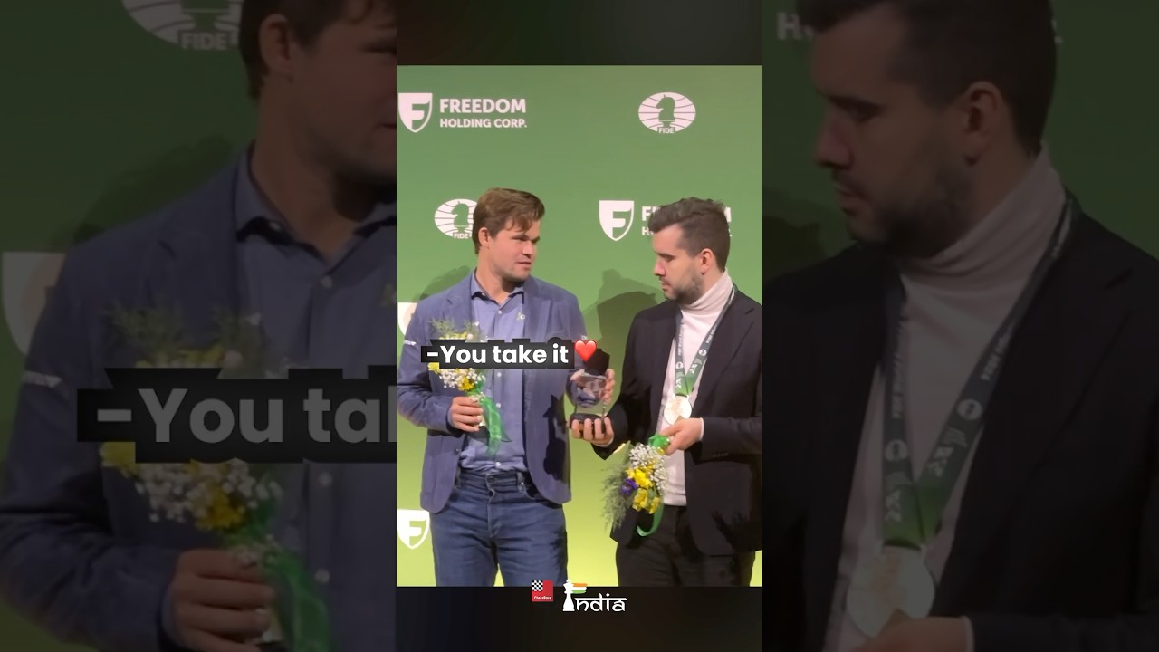Bromance of Magnus & Nepo &hearts;️🫂 #magnuscarlsen #nepomniachtchi #chess
