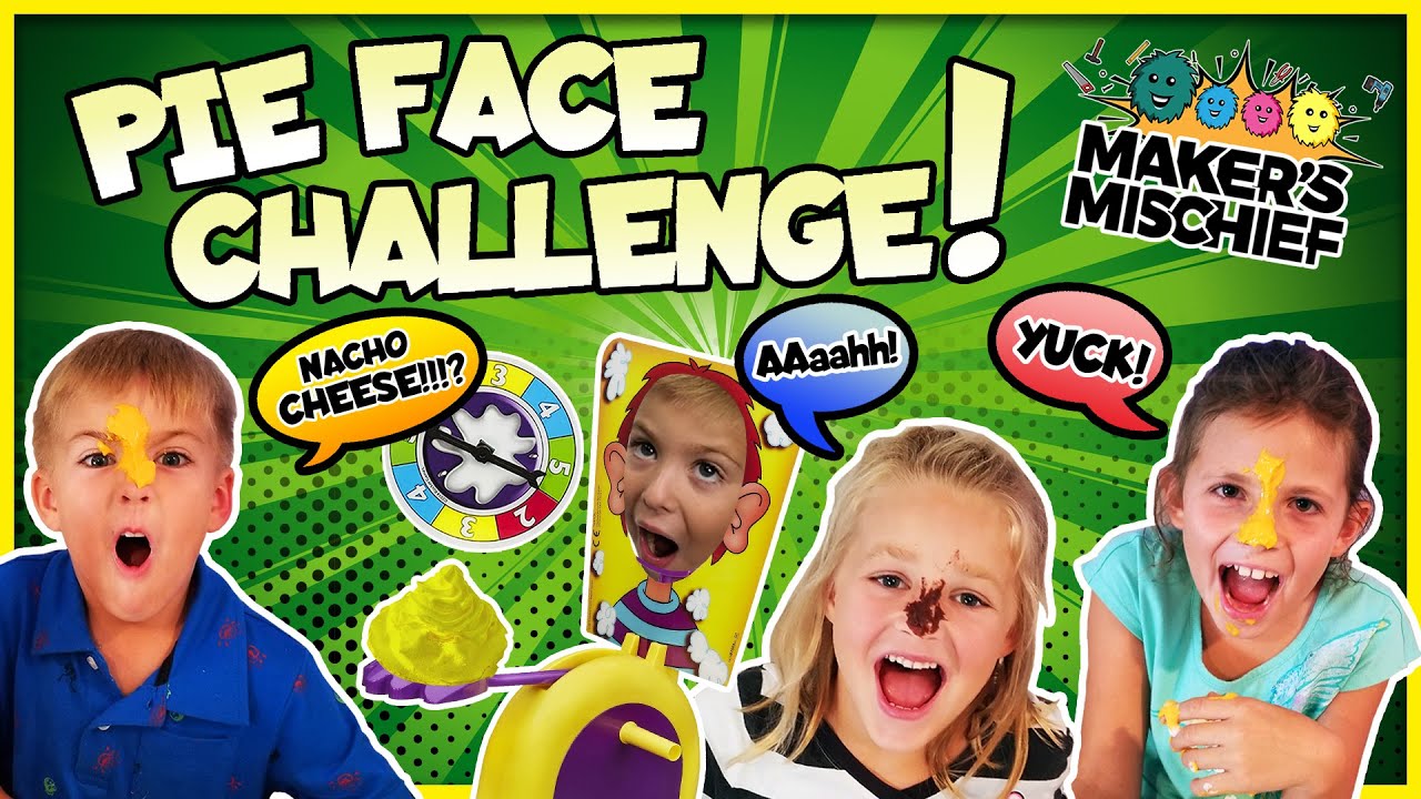 NACHO CHEESE PIE FACE CHALLENGE?!!! & NUTELLA!