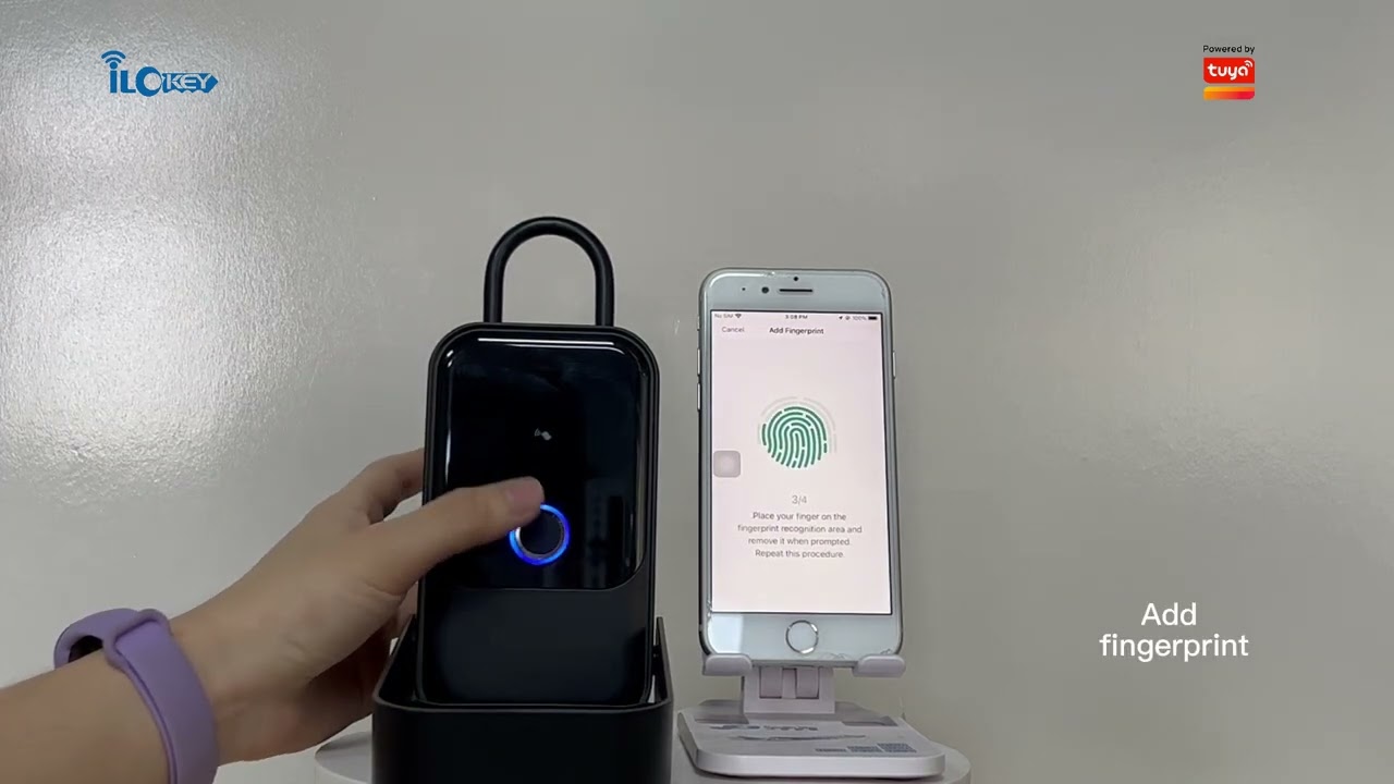 ilockey smart lock K5F key box - How to add the tuya APP