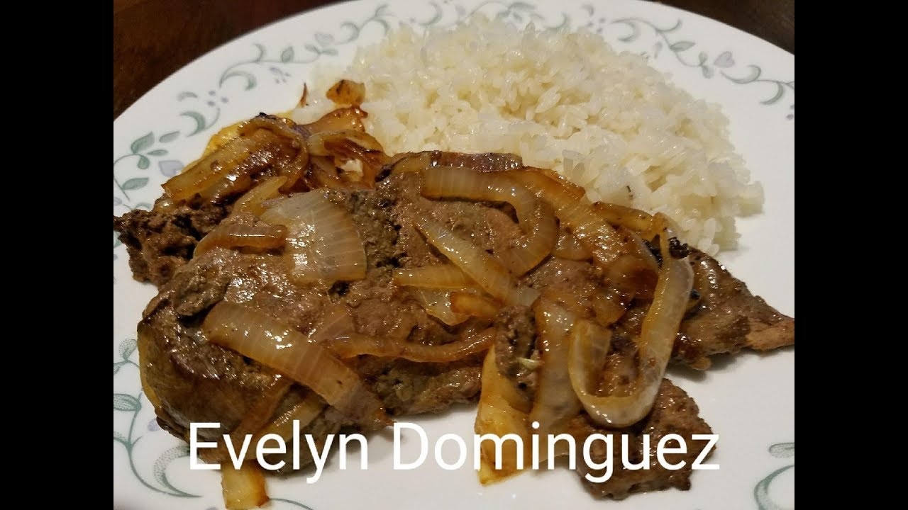Higado Frito Encebollado