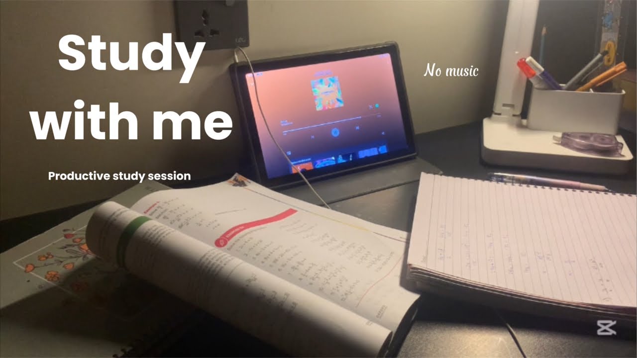 Study With Me || Day 32 : Help me reach 1k subscribers || No music || elorastudyvlogs