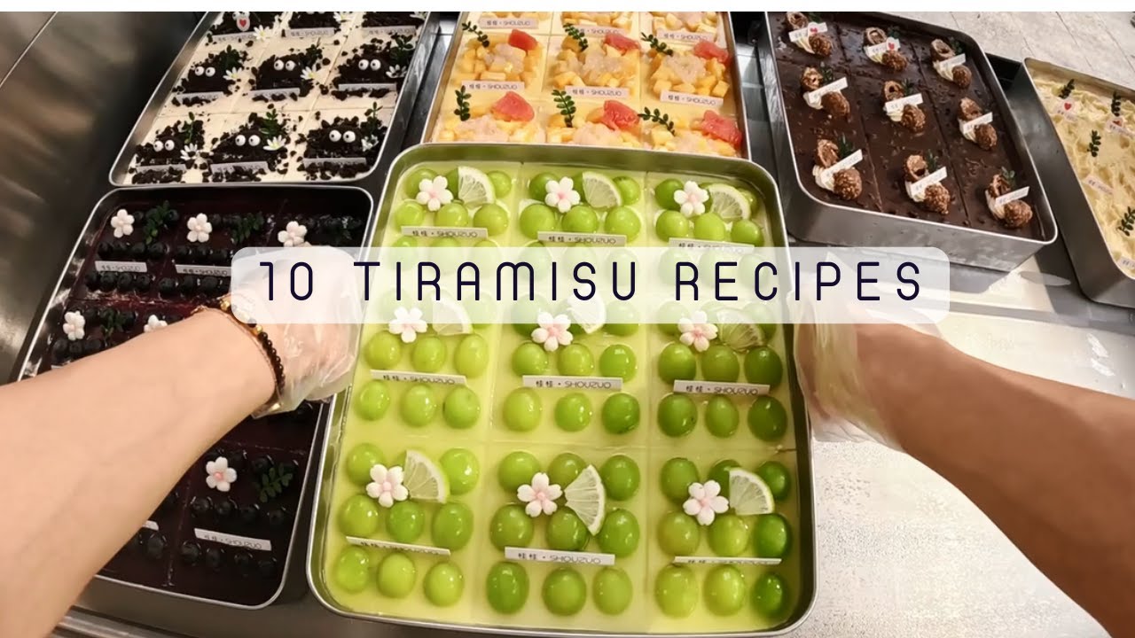 Especially : 10 tiramisu recipes and methods to help you start your own bakery