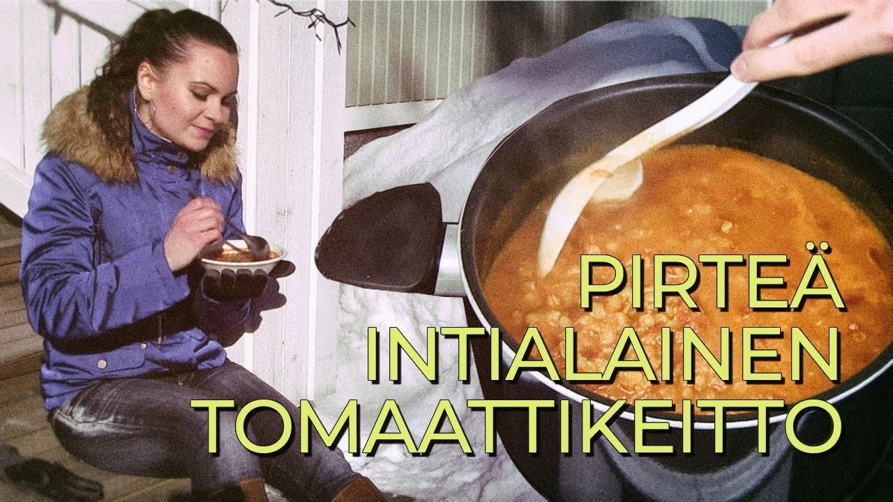 Pirtea intialainen tomaattikeitto (vegaaninen)