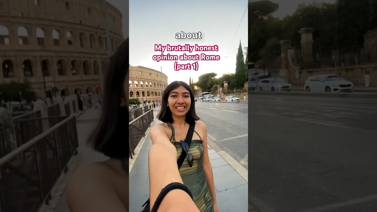 My honest opinion on Rome 🇮🇹 female traveller pt 1 #travel #rome #italy #travelvlog #dayinthelife