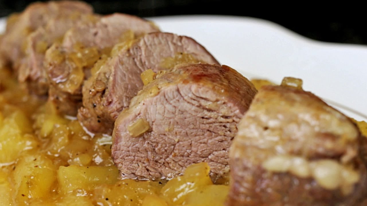 Solomillo de cerdo en salsa agridulce