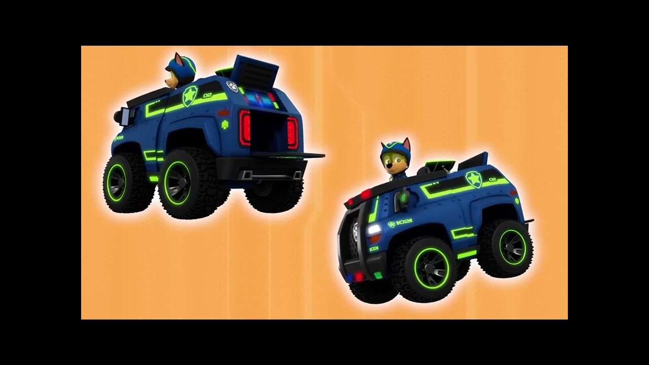 Paw Patrol On a roll with Ryder, Chase, Rocky and Zuma(offscreen)