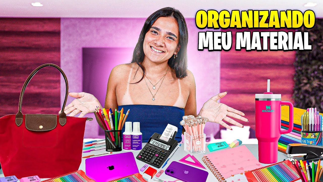 ORGANIZANDO MEU MATERIAL PARA FACULDADE 2025
