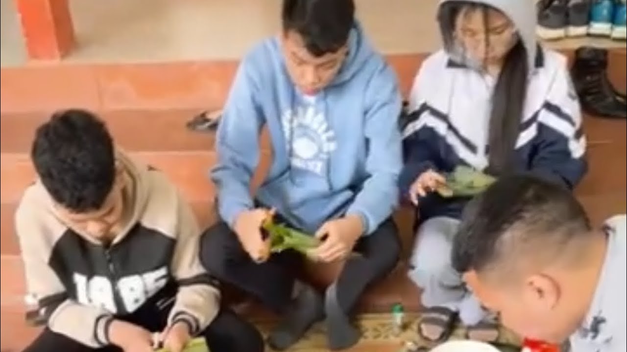 How to make Chung cake in Vietnam at Tet Holiday