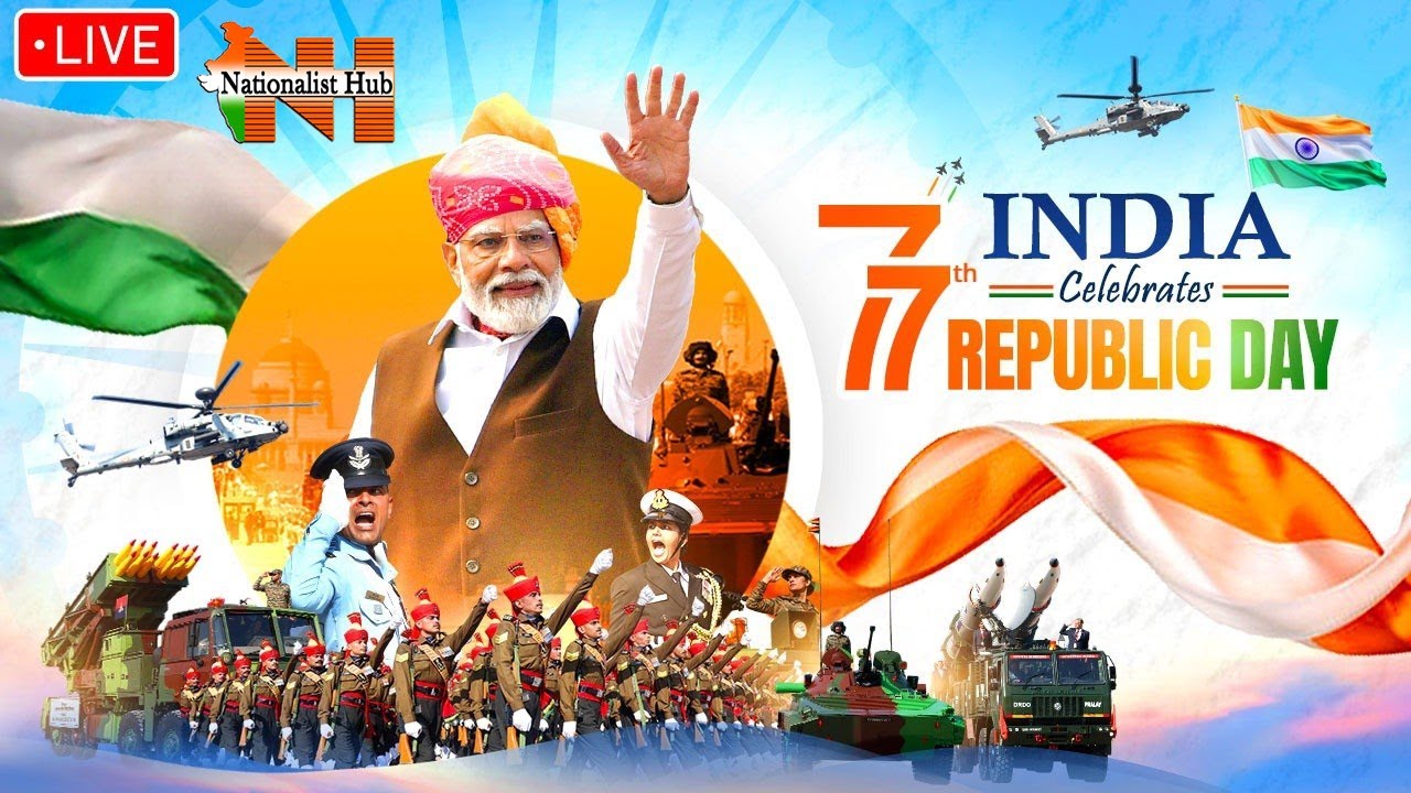 LIVE from Kartavya Path: India marks 77th Republic Day || Nationalist Hub