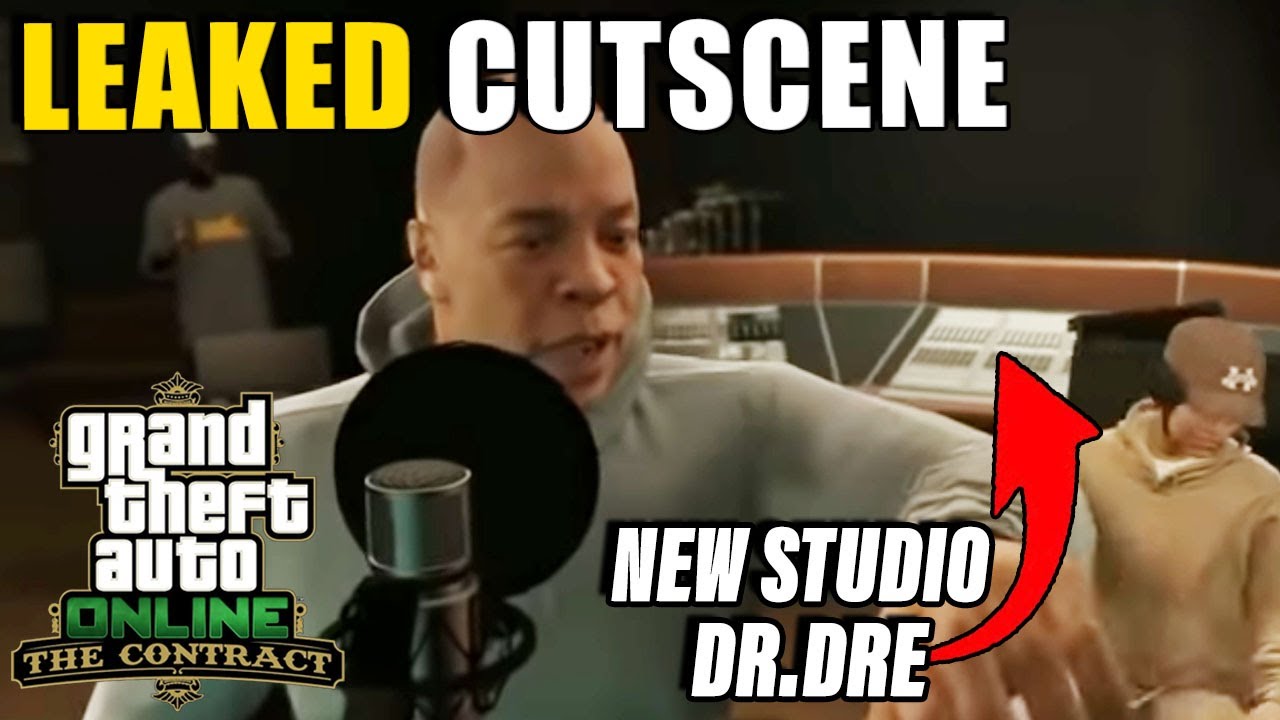 Leaked Cutscene Dr. Dre New DLC 'The Contract' - Full Studio Footage | GTA 5 ONLINE